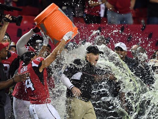 Atlanta Falcons coach Dan Quinn